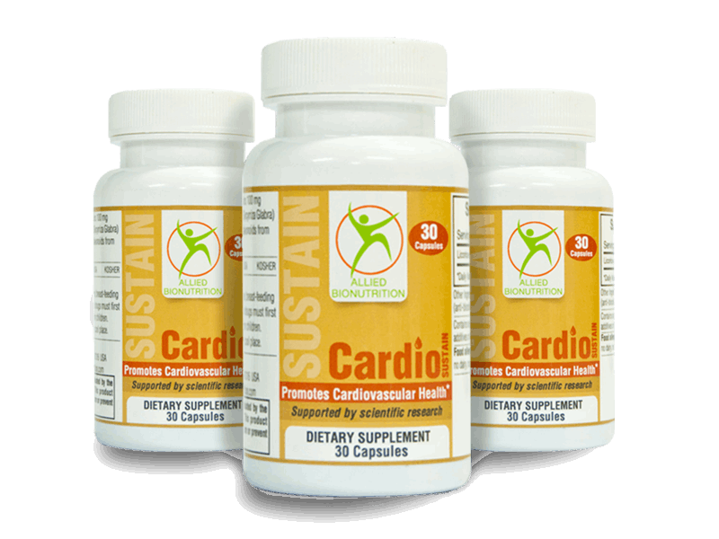 3 Bottles Cardiosustain Allied Bionutrition - Encino, CA